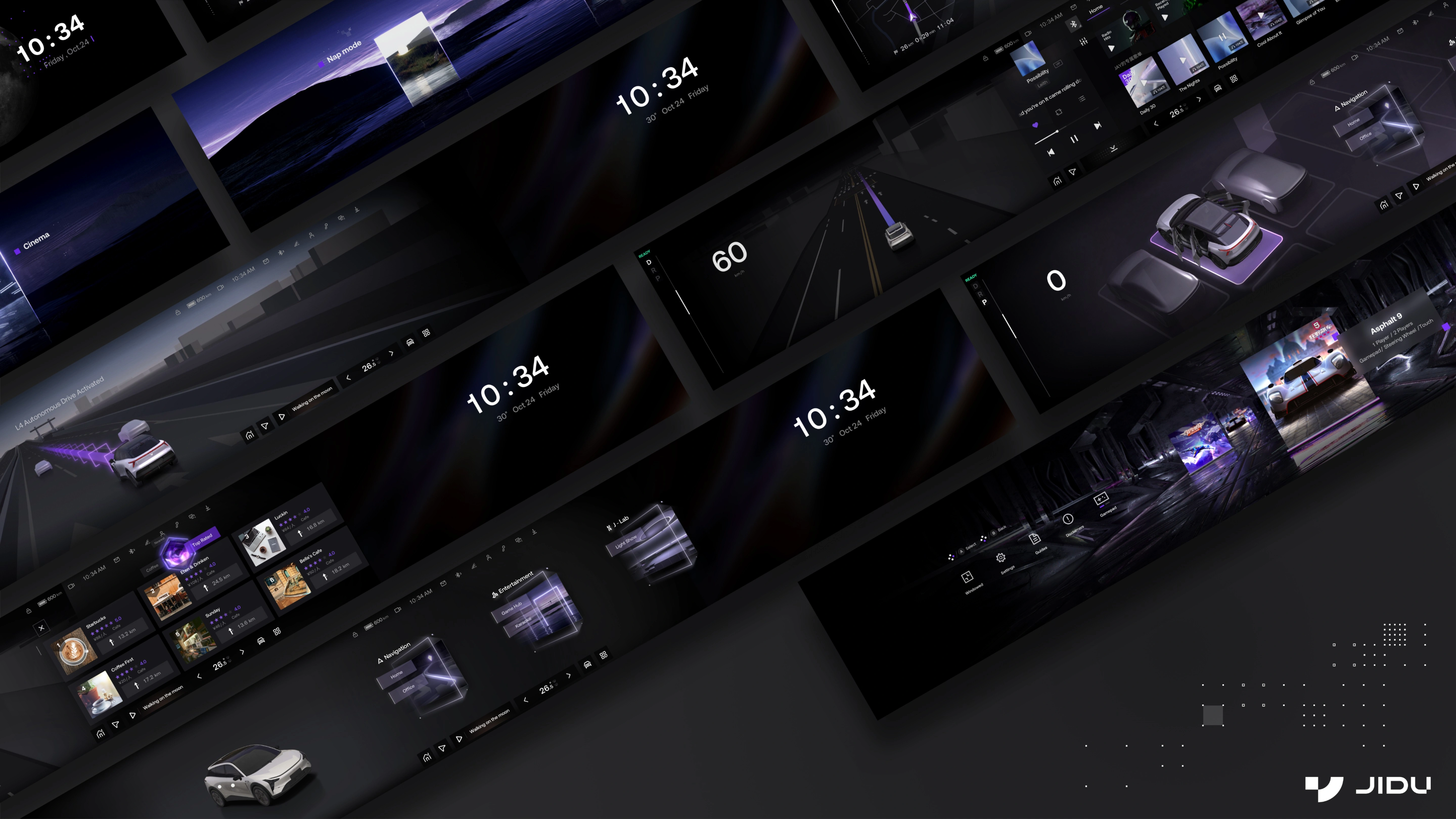 JIDU interface design show board